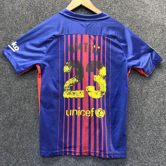 FC Barcelona 2017-2018 Samuel Umtiti #23 Football Soccer Jersey Youth Large - Picture 2 of 9